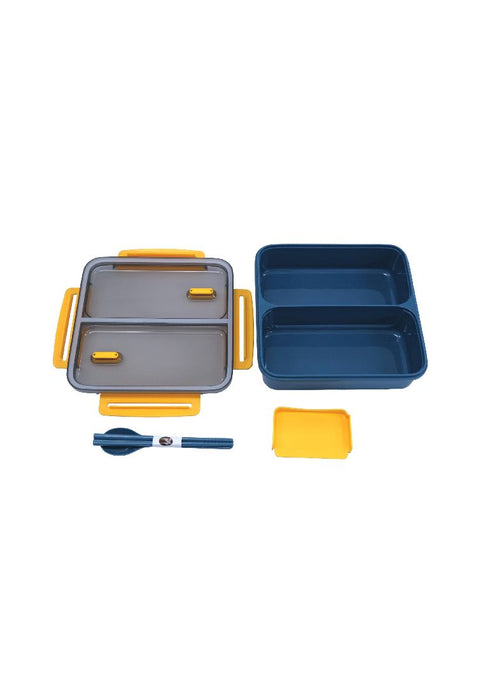 Landmark Lunch Box with Chopstick, Cover, and Divider
