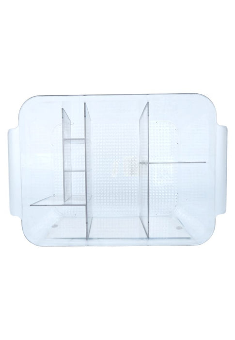 Landmark Multi-purpose Bin With Dividers - Clear