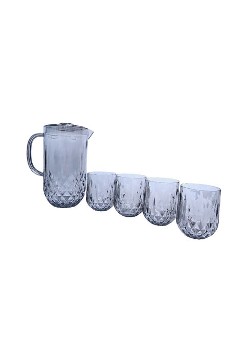 Urban Kitchen Pitcher 1L with 4 Glasses