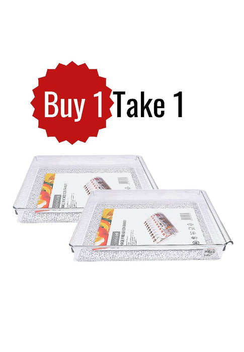 Cuisson Buy 1 Take 1 Rectangle PET Low Ref Organizer Large 36.88 x 30.5 x 5.1cm