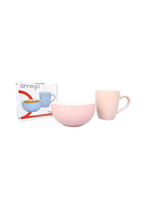Omega 2piece Ceramic Bowl and Mug Set