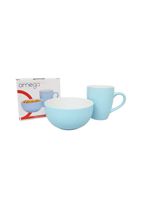 Omega 2piece Ceramic Bowl and Mug Set