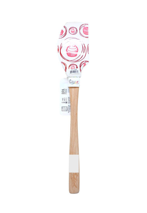Tovolo Silicone Cupcake Spatula With Wooden Handle