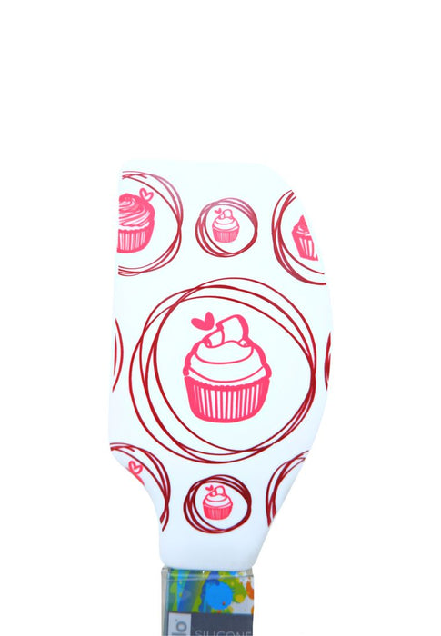 Tovolo Silicone Cupcake Spatula With Wooden Handle