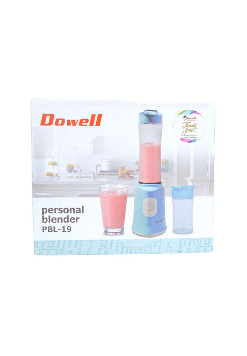 Dowell Personal Blender with Two Tumbler - Blue