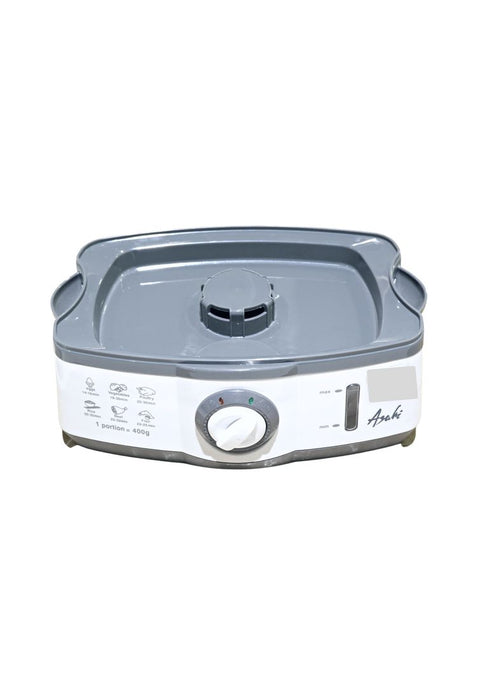 Asahi Portable Food Steamer With Rice Bowl & Base Tray
