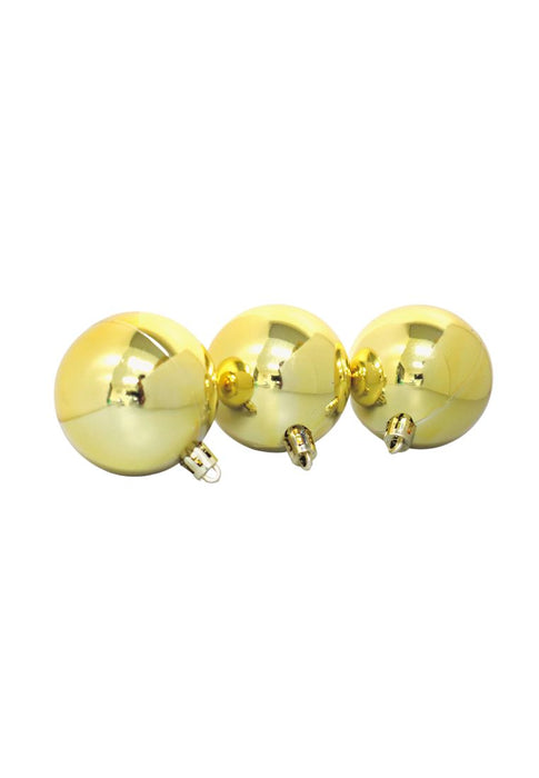 Landmark All Shiny Christmas Ball 6cm In Flower Shape Tube