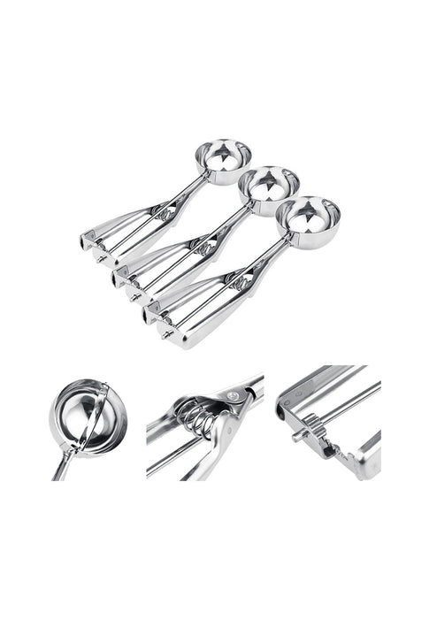 Smart Cook Stainless Ice Cream Scoop 4cm 4 x 2.3 x 4cm