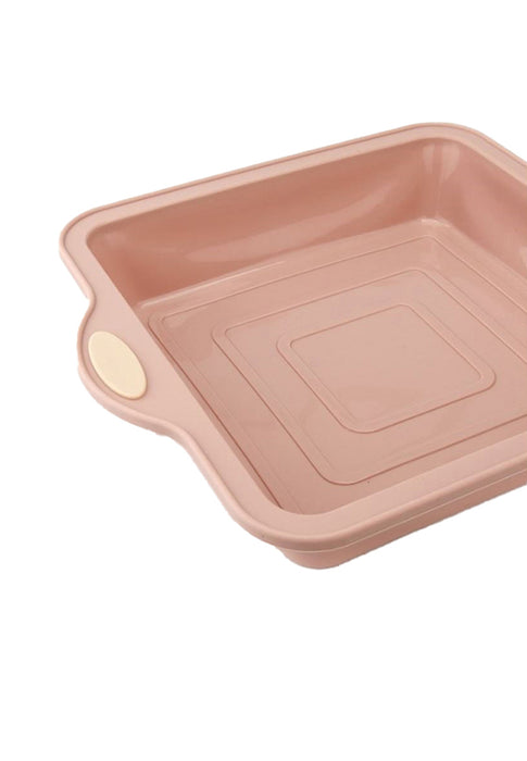 Eurochef Silicone Square Pan with Steel Frame Insert 22 x 4.5 x 22cm