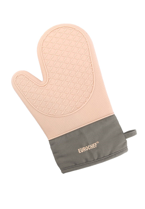 Eurochef Silicone Woven Mitt Milk Tea 18 x 1.5 x 18cm