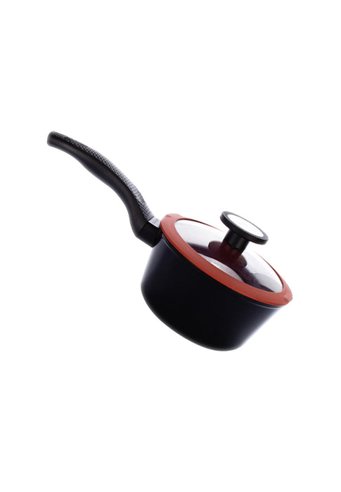 De Chef Forged Sauce Pan with Silicone Glass Lid