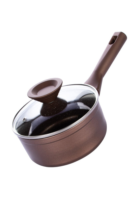 3-Layer Elegance Induction Saucepan with Glass Lid