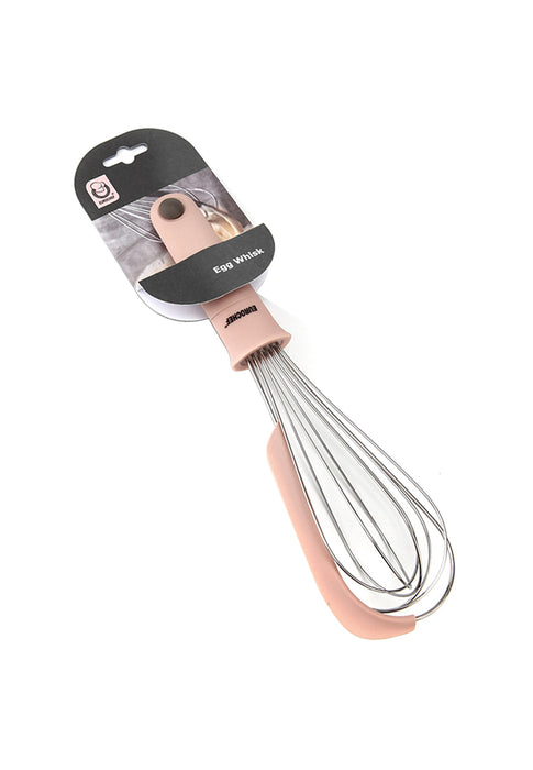 Stainless Steel Whisk Rubber Handle With Silicon Scraper