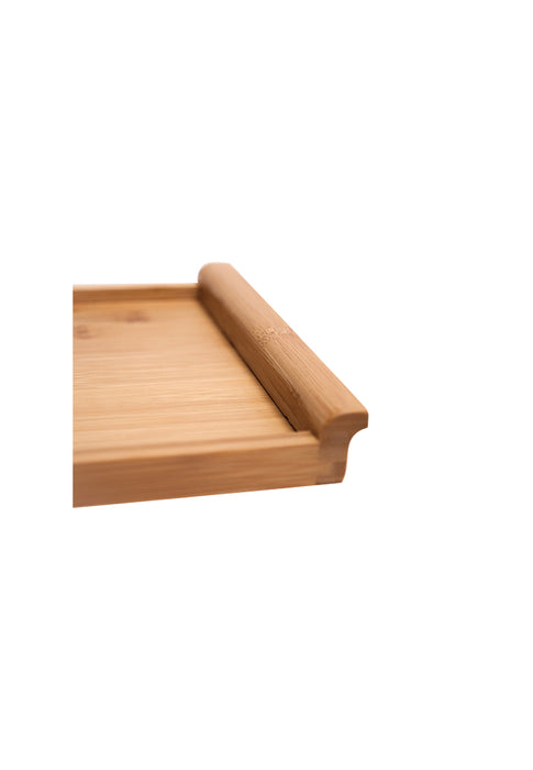 Tableware Bamboo Tray Beige Medium