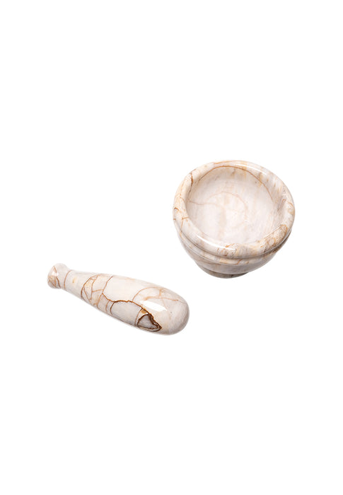 Marble Mortar And Pestle