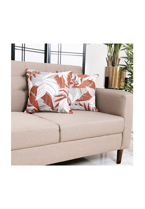 Throw Pillow Case Leaves Design