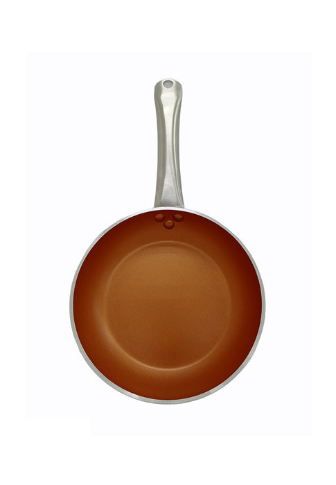 Copper Forged Frypan With Stainless Steel Handle