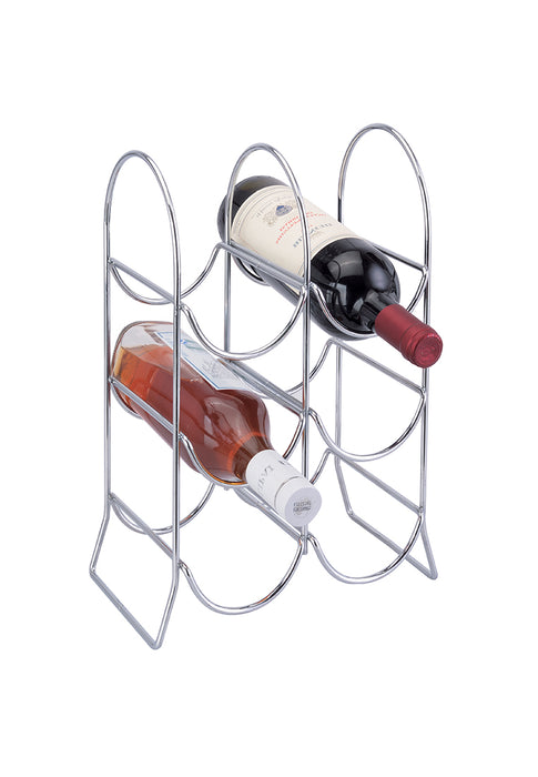 Chrome Plated Wine Rack (6Bottles)