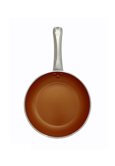 Copper Forged Frypan With Stainless Steel Handle