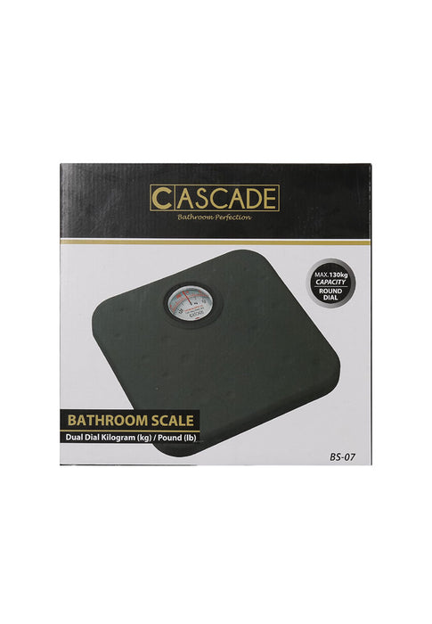 Dual Dial Square Bathroom Scale