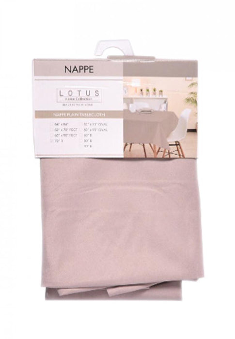 Lotus Home Collection Rectangular Table Cloth Nappe 52" x 70"
