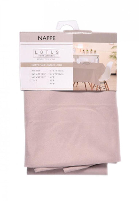 Lotus Home Collection Rectangular Table Cloth Nappe 60" x 90"