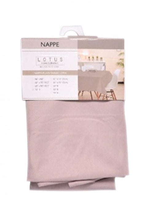 Lotus Home Collection Round Table Cloth Nappe 70"