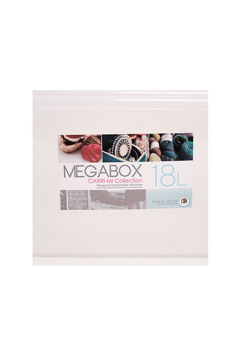 Megabox Carri-Mi Series Storage Box 18L - 28.5 x 23.3 x 28.5cm