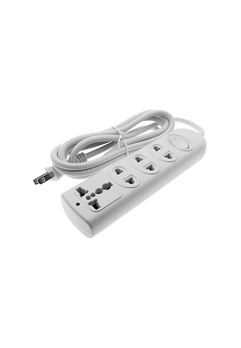 Extension Cord Set with Universal Outlet and Switch