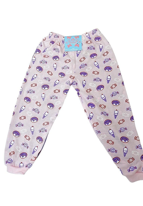Landmark Pajama Pants Unicorn Pretty and Donut Candy - Lilac/Pink