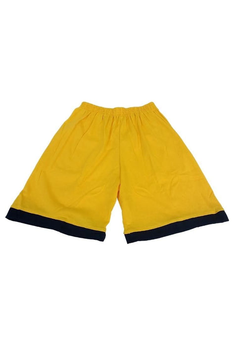 Landmark Muscle Set Plain with Stripes Combi and Plain Golden Yellow Shorts