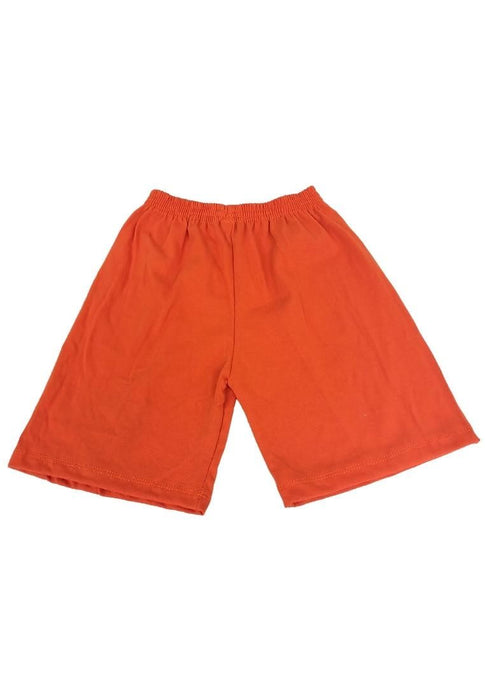 Landmark Short Set Orange/Aqua with Tennis-Print Pocket Tshirt