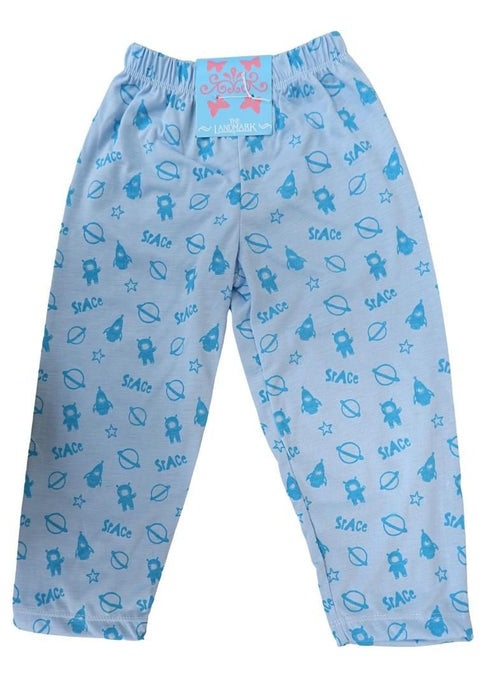 Landmark Pajama Pants 2 in 1 Color Astronaut Teal/Light Blue