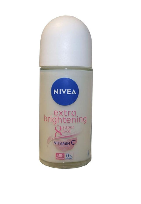 Nivea Deodorant Extra Brightening White Roll -On 50ml