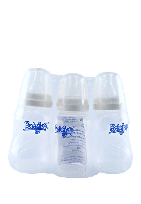 3piece Classic Clear Collection Feeding Bottle 4oz