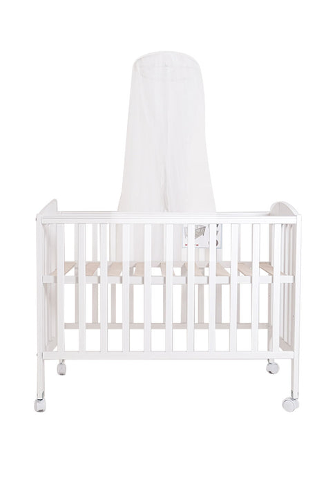Moonbaby Crib Wooden With Mosquito