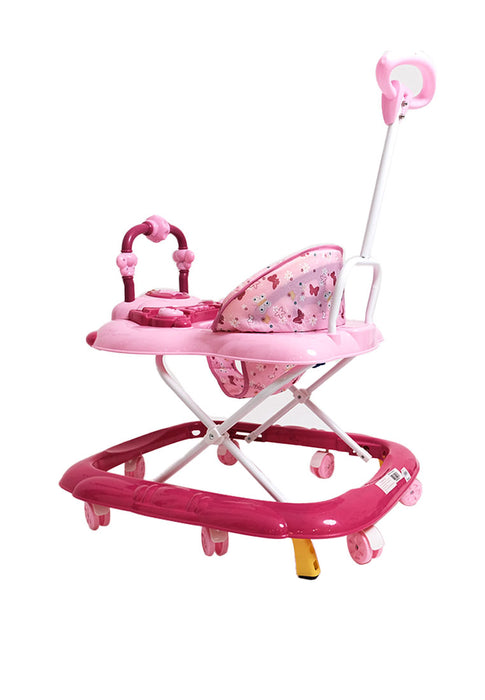 Moonbaby Folding Baby Walker with Music, Light and Toy Tray