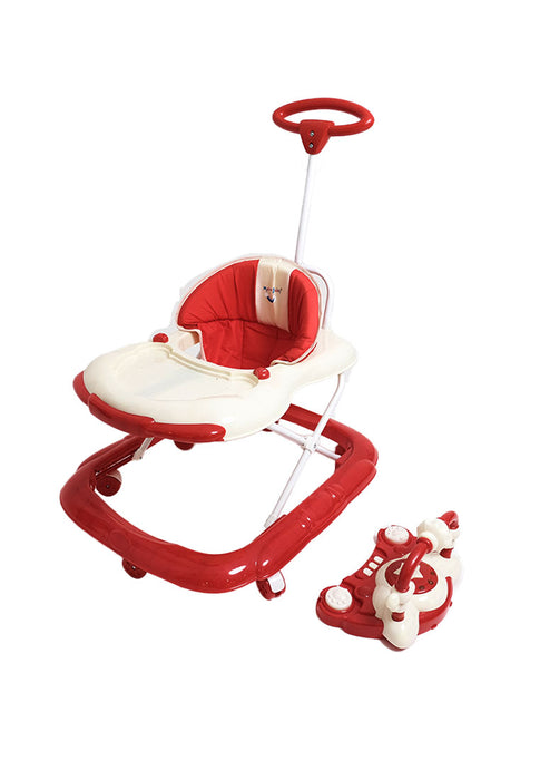 Moonbaby Folding Baby Walker with Music, Light and Toy Tray