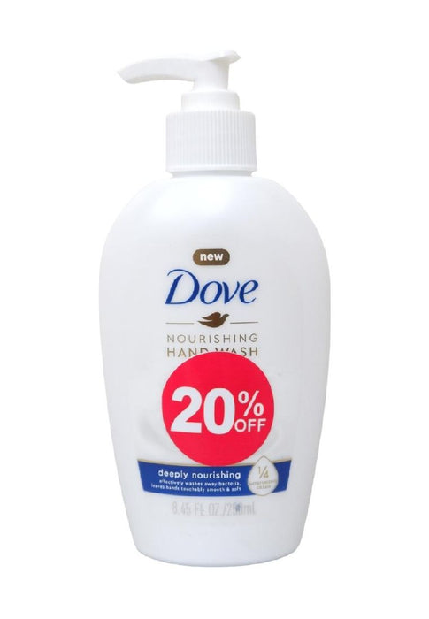 Dove Handwash Deep Nourishing St 250ml 20% Off