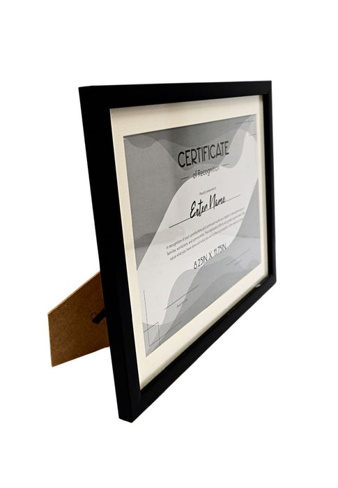 Landmark Moulding Certificate Frame 8.25" x 11.75" with Single Matt