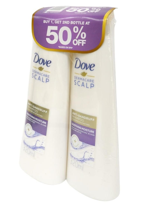 Dove Shampoo Soothing Moisture Ad 320ml Buy 1 Get 2nd At 50% Off