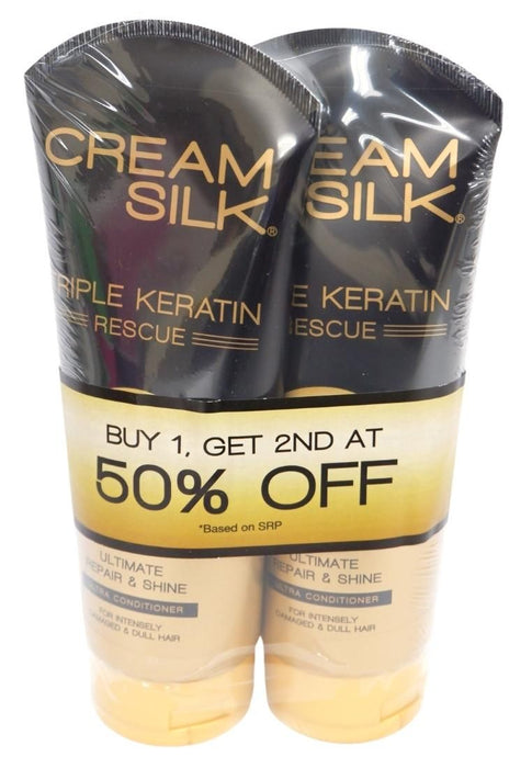 Creamsilk Triple Keratin Rescue Repair Shine 340ml Buy 1 Get 2nd At 50% Off