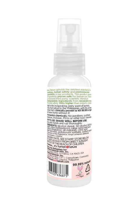 Human Nature Spray Sanitizer Zesty Pomelo