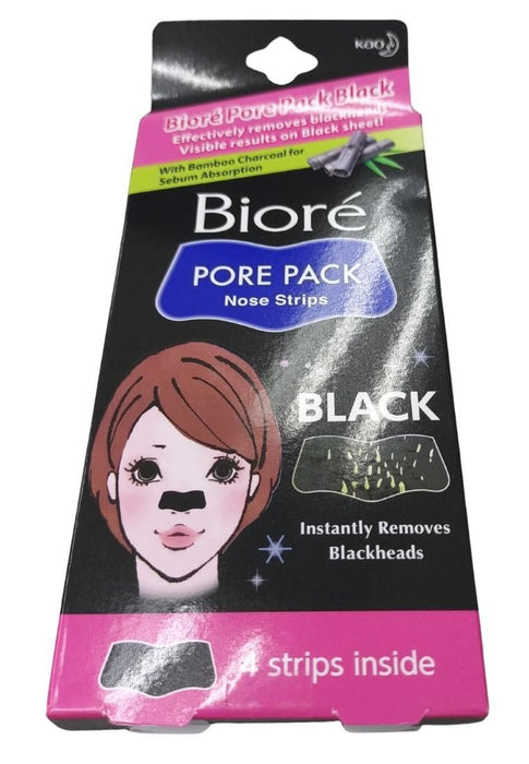 Biore Pore Pack Women Black 4 Strips