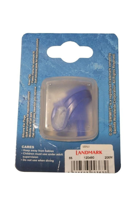 Swimfit Ear Plug Nose Clip Set - Blue