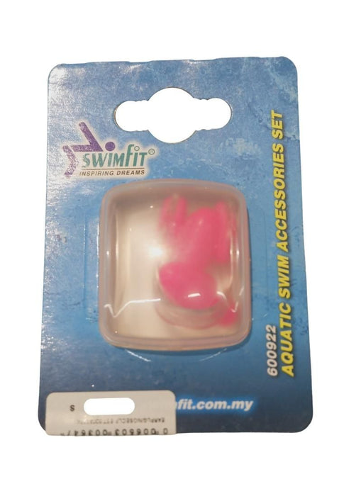 Swimfit Ear Plug Nose Clip Set- Pink