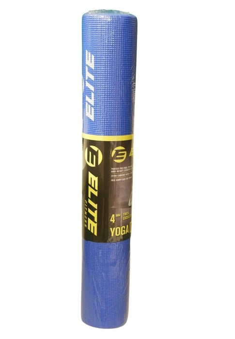 Elite Yoga Mat - Blue 4mm.