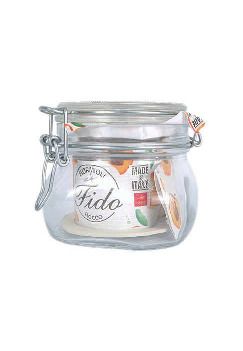 Fido Glass Jar Kitchen Canister - 500ml with Flip Top