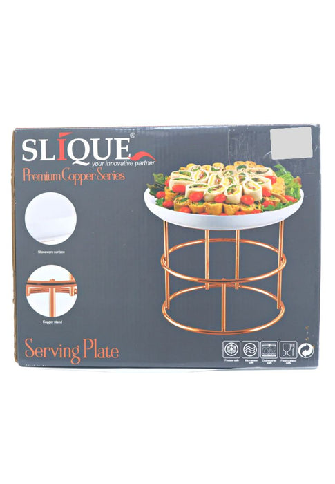 Slique Round Serving Plate