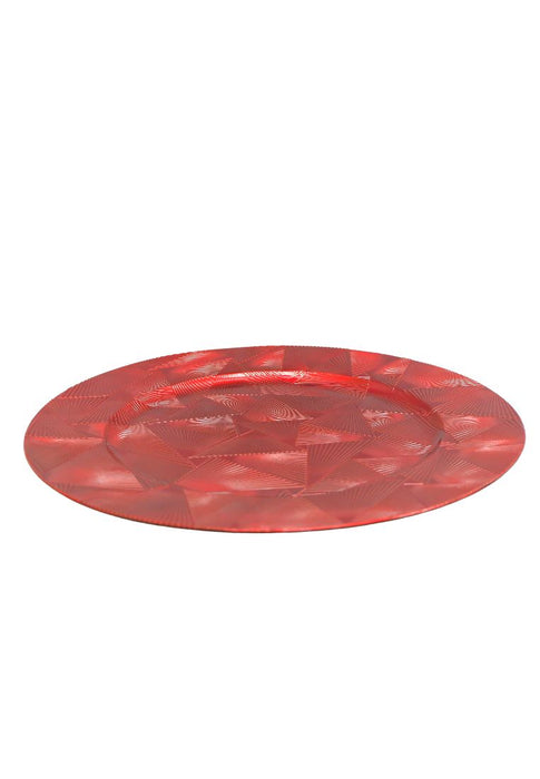 Masflex 4 Piece Renaissance Red Charger Plate